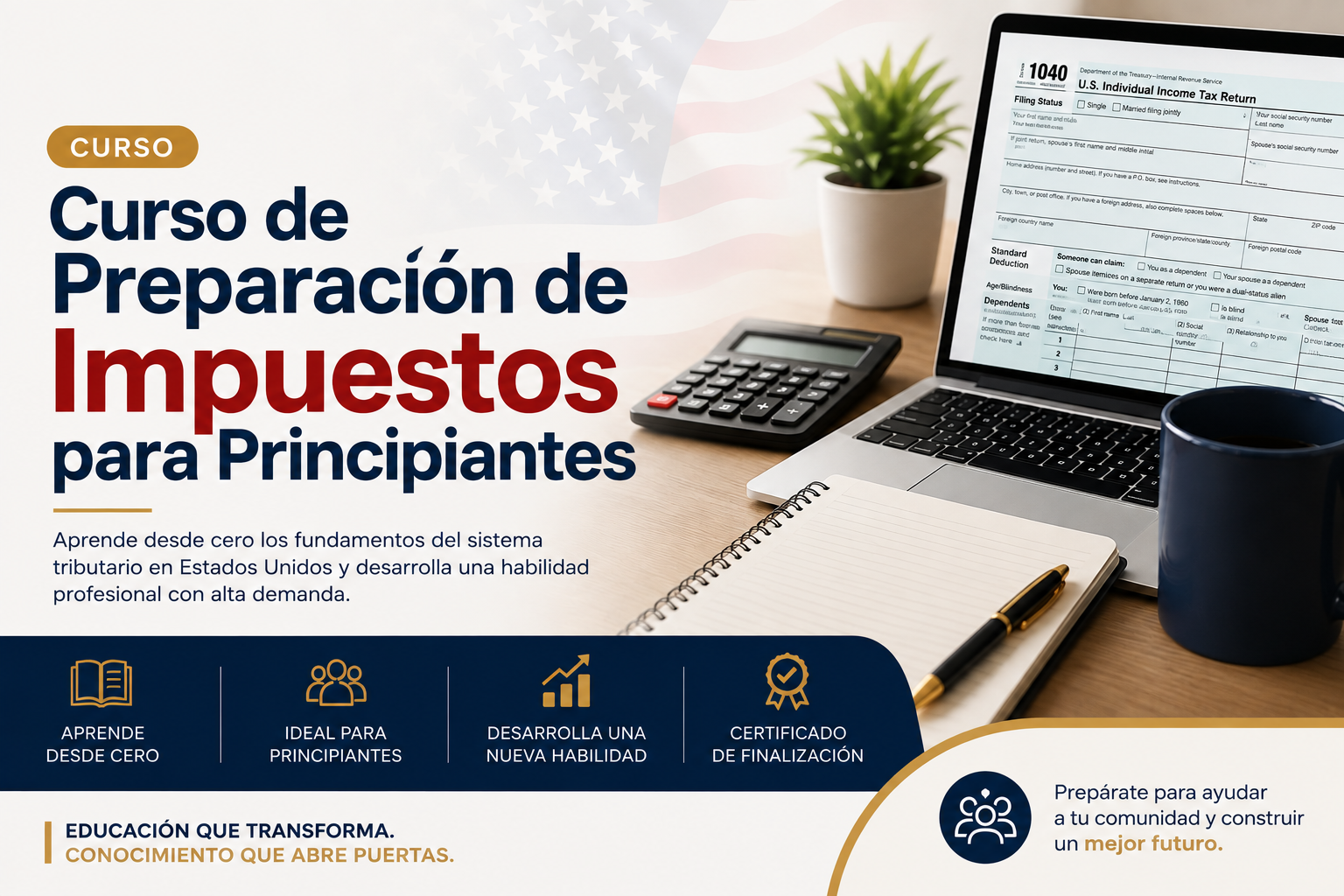 Curso de Preparación de Impuestos para Principiantes
